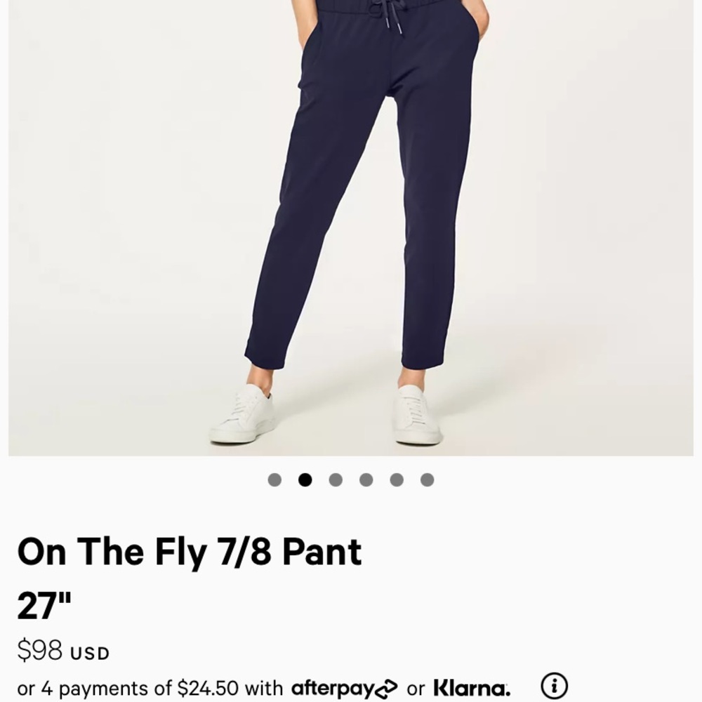 Lululemon on the fly pants
